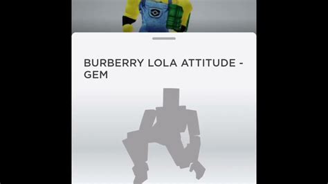 burberry lola denim|burberry lola attitude gem.